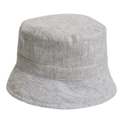 Huttelihut striped Bucket hat - Navy